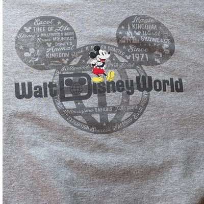 Disney Parks Mickey Mouse Sweatshirt Womens Large Hanes Walt Disney World