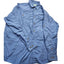 Orvis Buzz Off Insect Shield Shirt Large Blue Button Down Outdoor Hiking Fishing