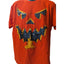 Jerzees Pumpkin Halloween Graphic Shirt Men Large Women XL Jack O Lantern Spooky