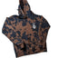 Bowery Supply Hoodie Men Small Tie Dye Style Skeleton Peace Pullover Sweatshirt