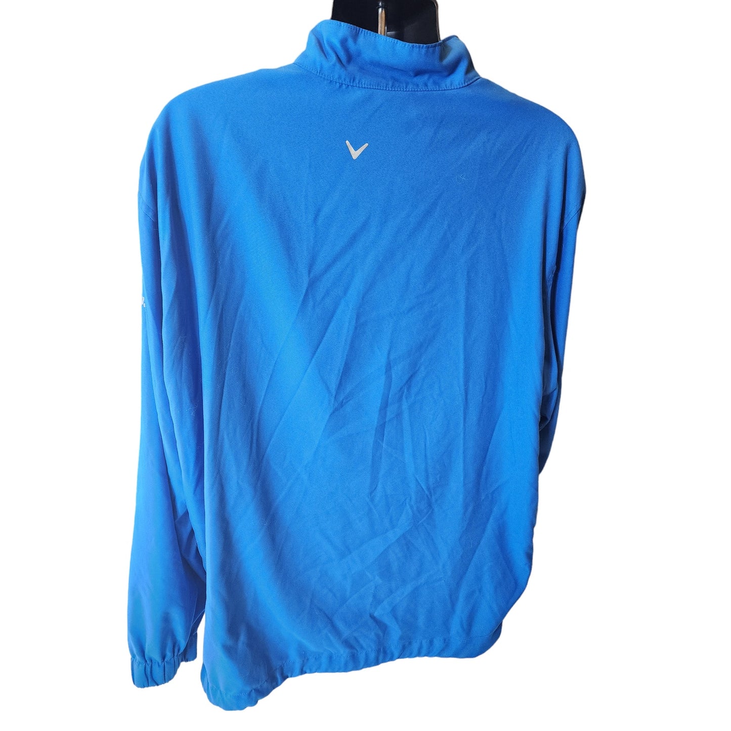 Callaway Golf Pullover Jacket Mens XL Windbreaker Blue Activewear Lightweight