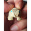 Native American Zuni Reptile Fetish Carving Turquoise Totem Southwest Art Signed