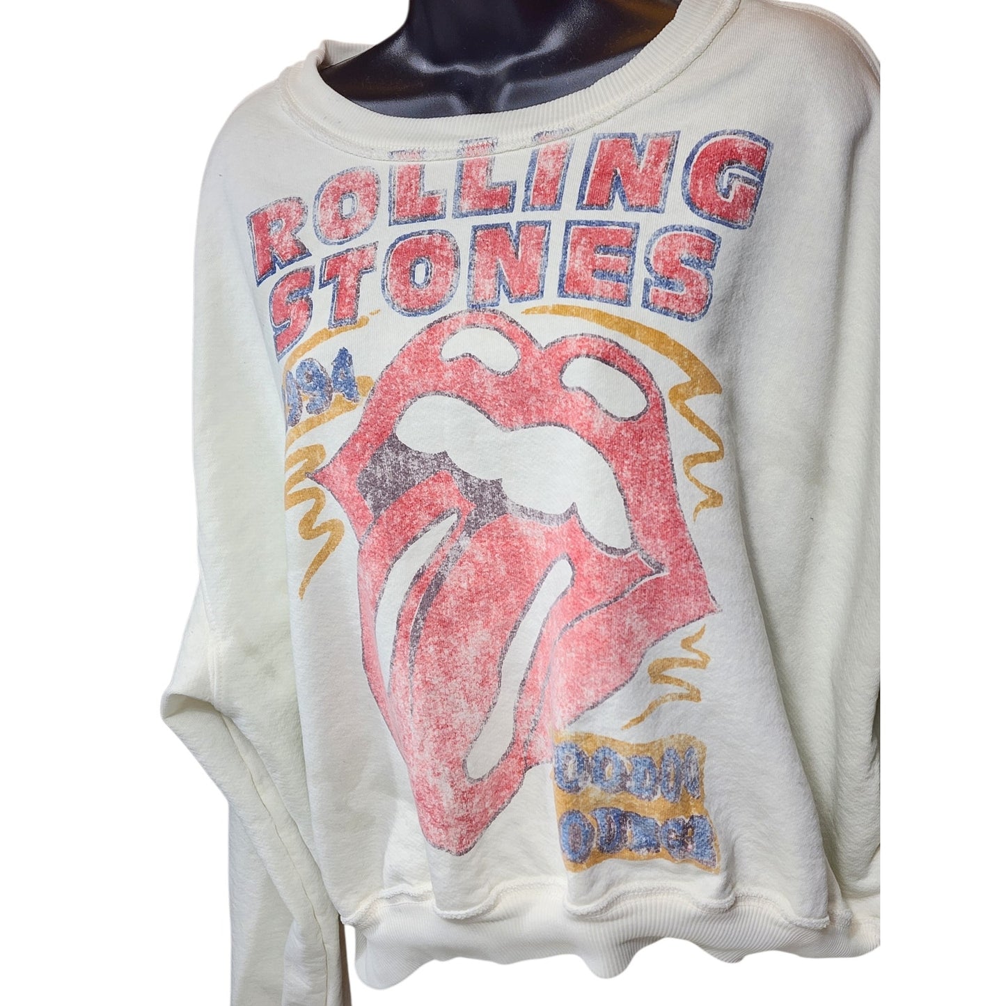 Rolling Stones x People of Leisure Sweatshirt Small 1994 Tongue Voodoo Lounge