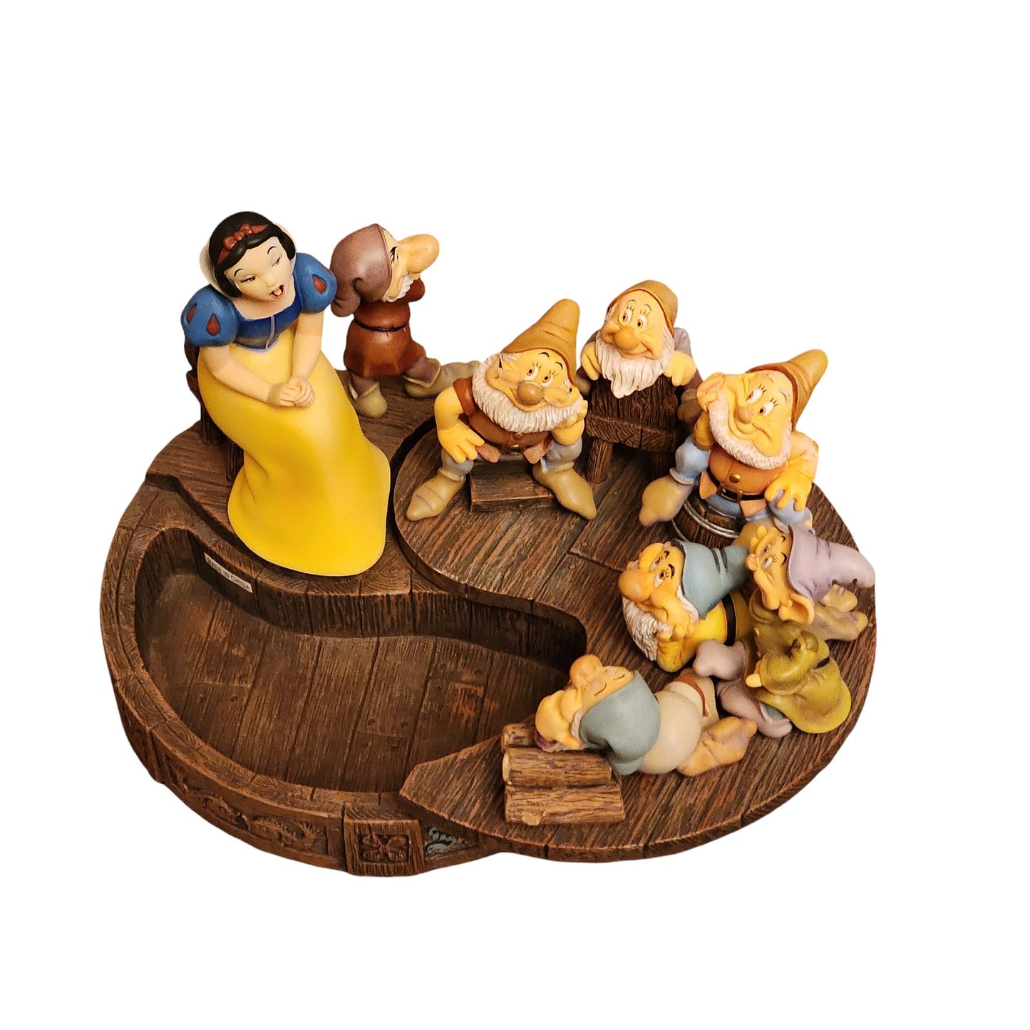Disney Markrita Snow White Seven Dwarfs Decor Trinket Box Apple Pin Jewelry Box