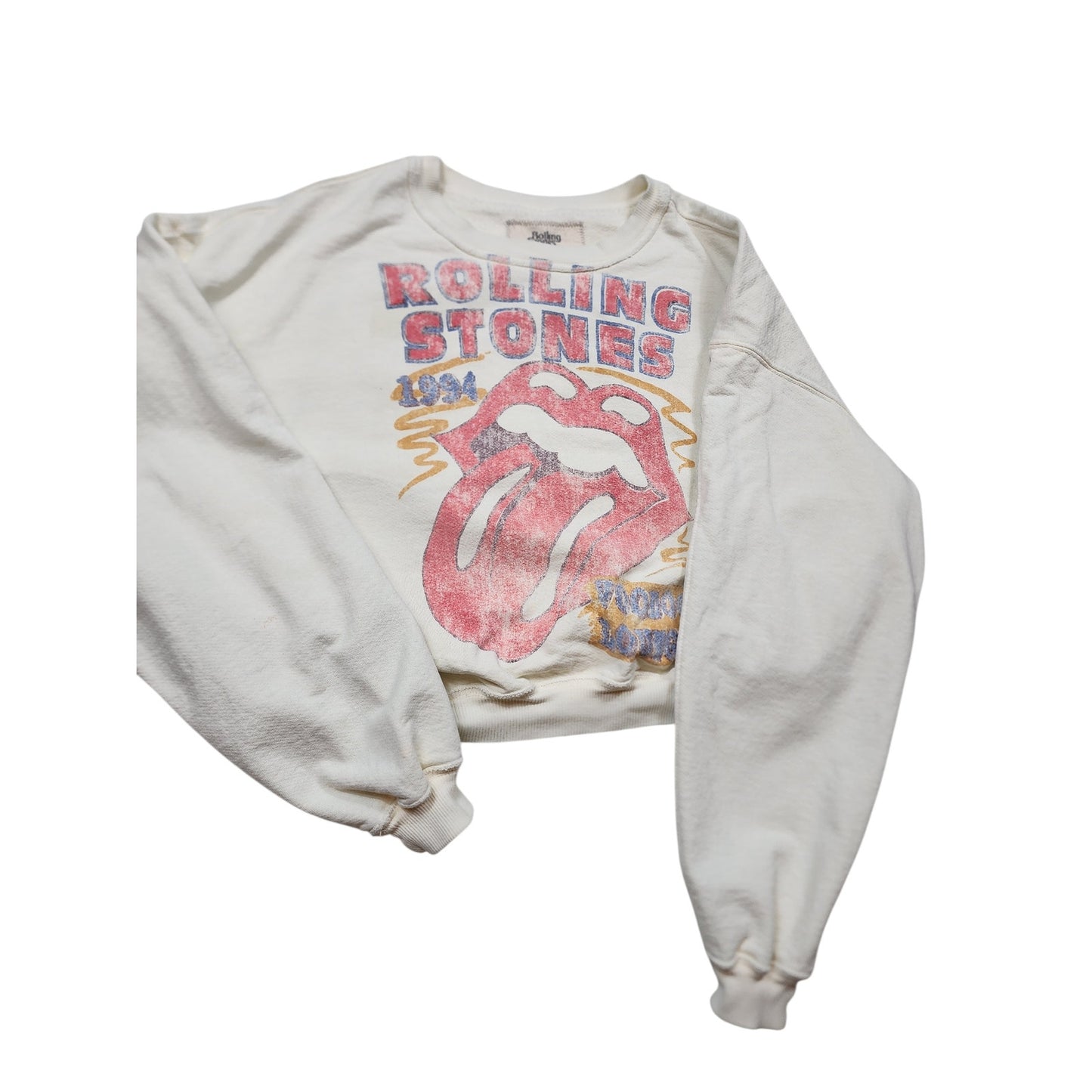 Rolling Stones x People of Leisure Sweatshirt Small 1994 Tongue Voodoo Lounge