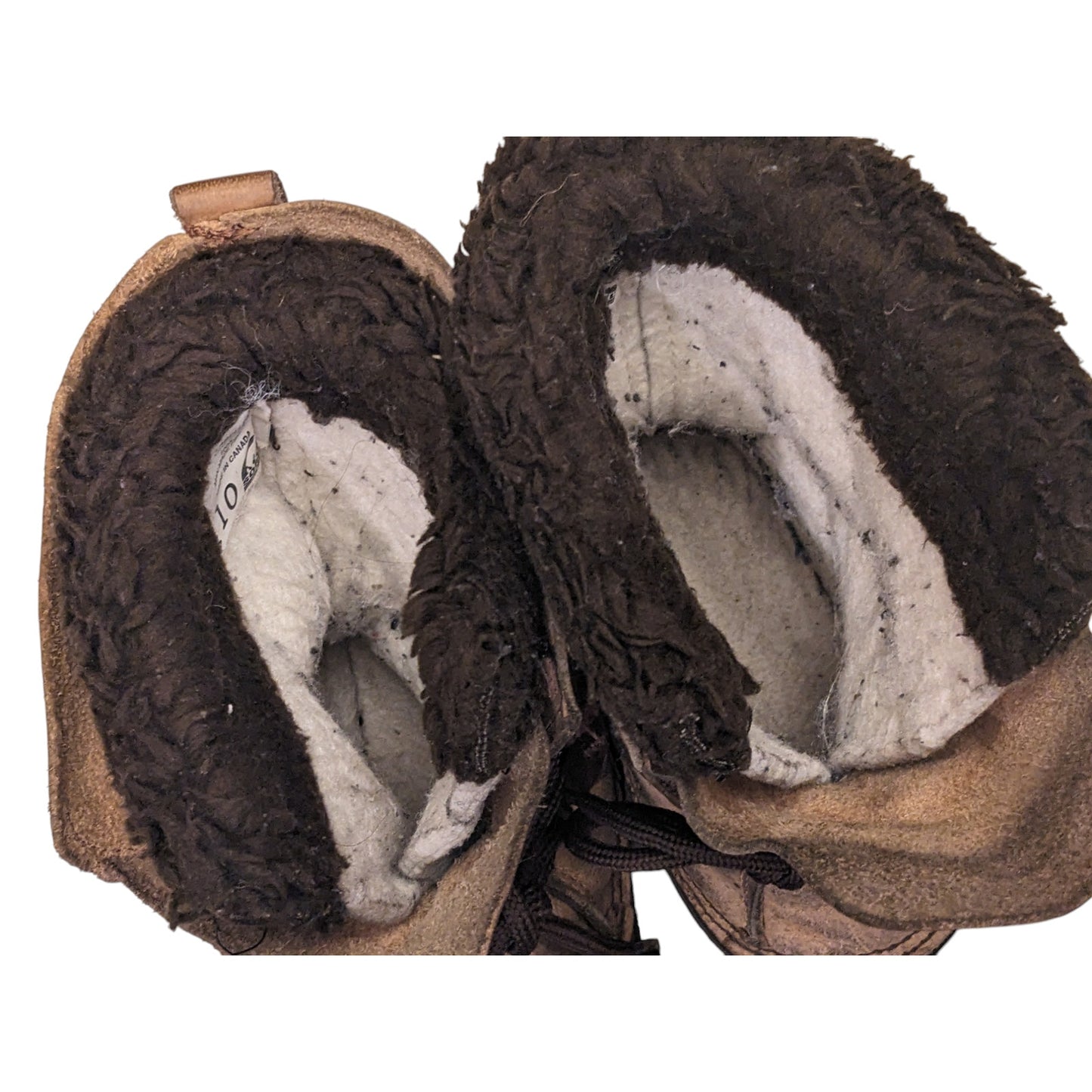 Sorel Kaufman Boots Womens Size 10 Winter Snow Leather Rubber Waterproof Canada