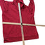 Eddie Bauer Hoodie Sweatshirt Womens XL Red Pullover Henley Style Drawstring