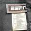 ESPN Hoodie Sweatshirt Mens Large Full Zip Athletic Jacket Gym Kangaroo Pockets