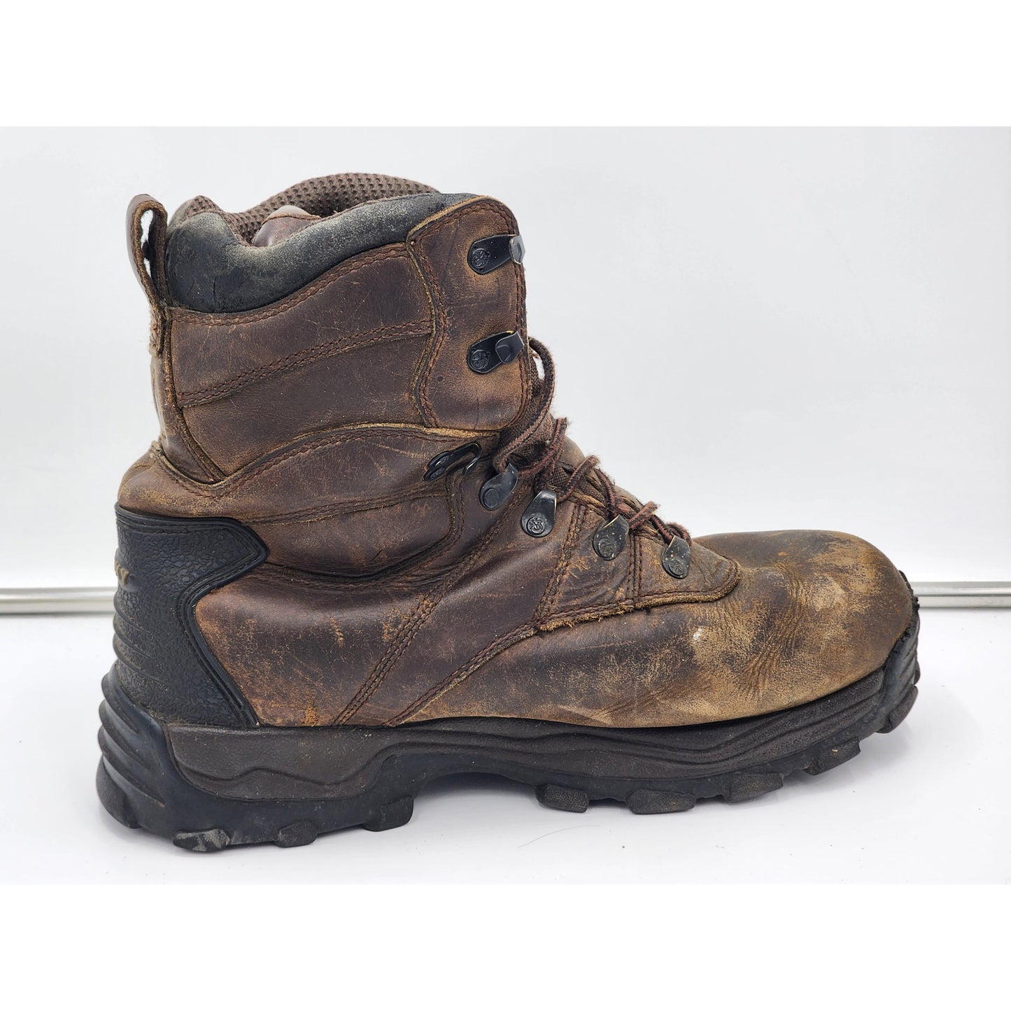 Rocky Boots Mens 11 Waterproof Insulated Workwear 600g Leather Hiking 7480