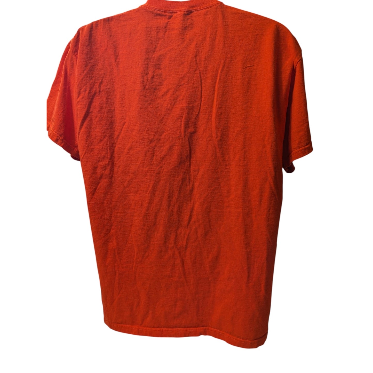 Jerzees Pumpkin Halloween Graphic Shirt Men Large Women XL Jack O Lantern Spooky