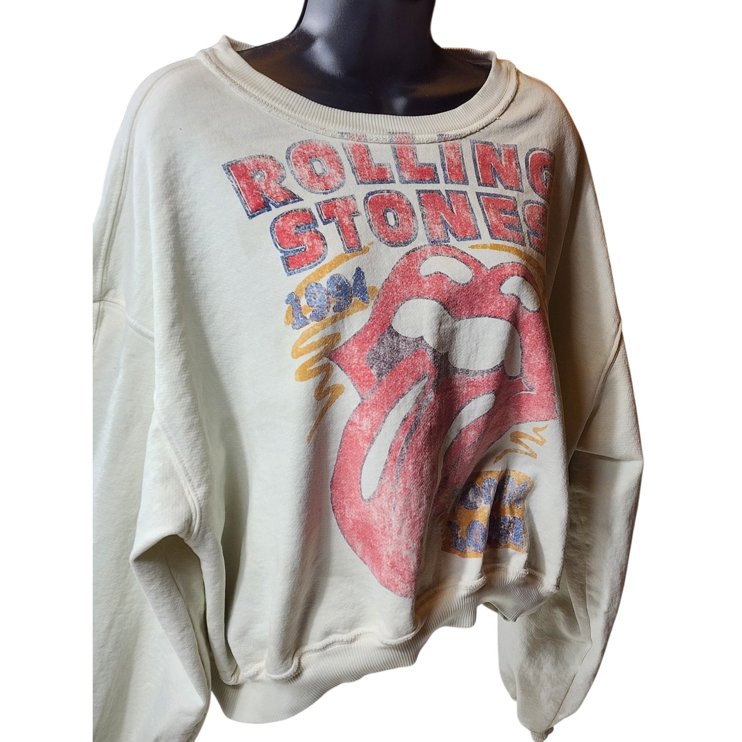Rolling Stones x People of Leisure Sweatshirt Small 1994 Tongue Voodoo Lounge
