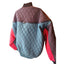 DTU Pink Colorblock Jacket M Oversized XL Quilted Patchwork Bomber Retro Street