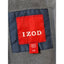 IZOD Fleece Lined Windbreaker Vest Mens Large Midnight Zip Up Golf Layer 606424