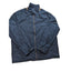 Black Rivet Jacket Men Large Lightweight Windbreaker Gingham Check Streetwear