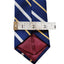 Vintage Designer Creations Mens Tie Necktie Blue Yellow White Stripes Office