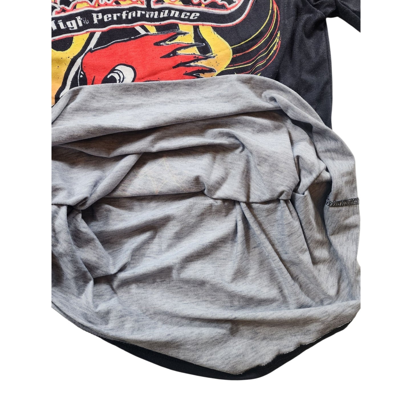 Mr Horsepower Speed Team Graphic T Shirt Mens Large Womens XL Flame Hot Rod Y2K