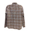 Wrangler Mens XL Brown Flannel Shirt Long Sleeve Button Down Plaid Workwear
