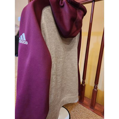 adidas Climawarm Hoodie Men Large Team Issue Tigers Basketball Full Zip Athletic