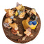 Disney Markrita Snow White Seven Dwarfs Decor Trinket Box Apple Pin Jewelry Box
