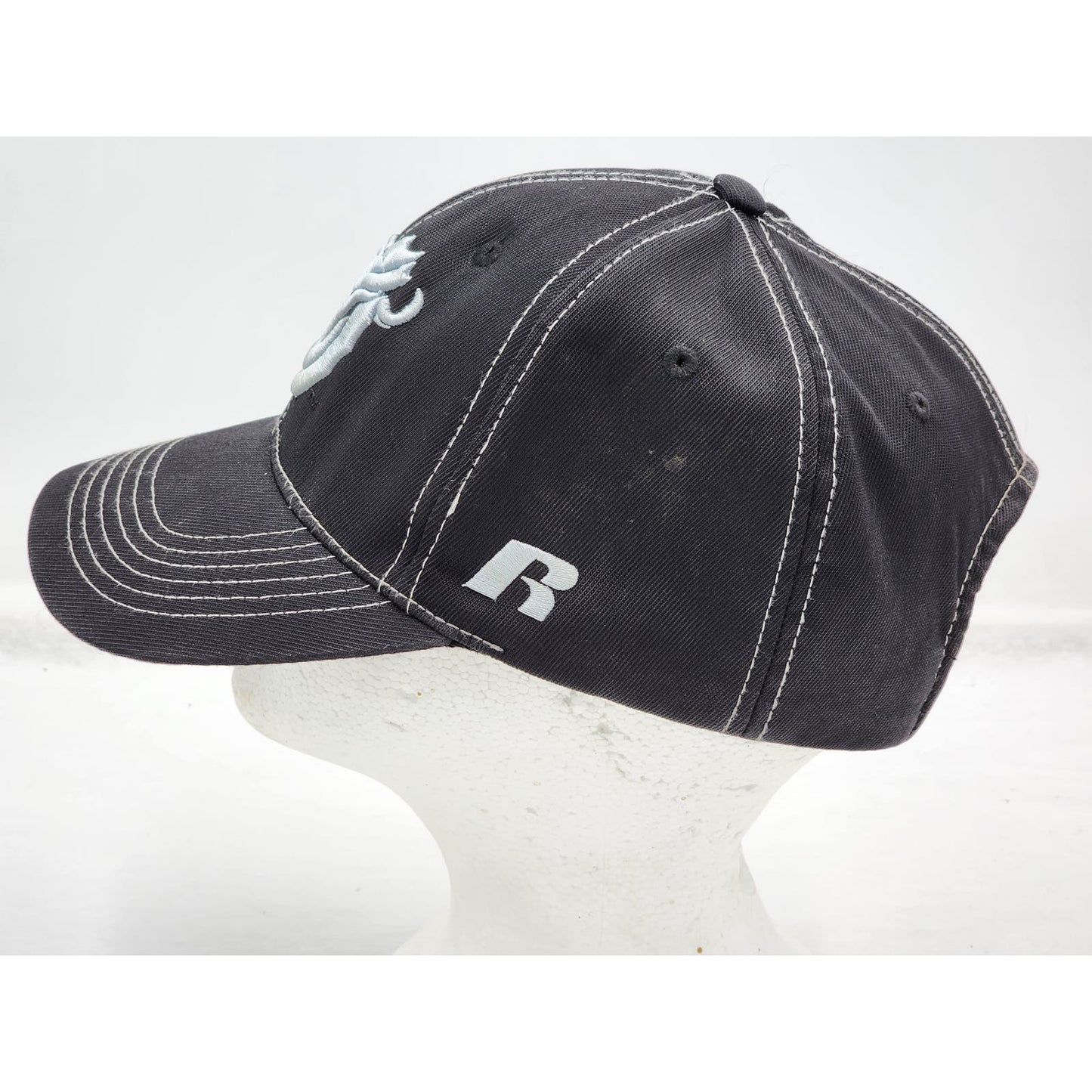 Russell Dragons Hat Black Embroidered Dragon Form Baseball Cap Adjustable