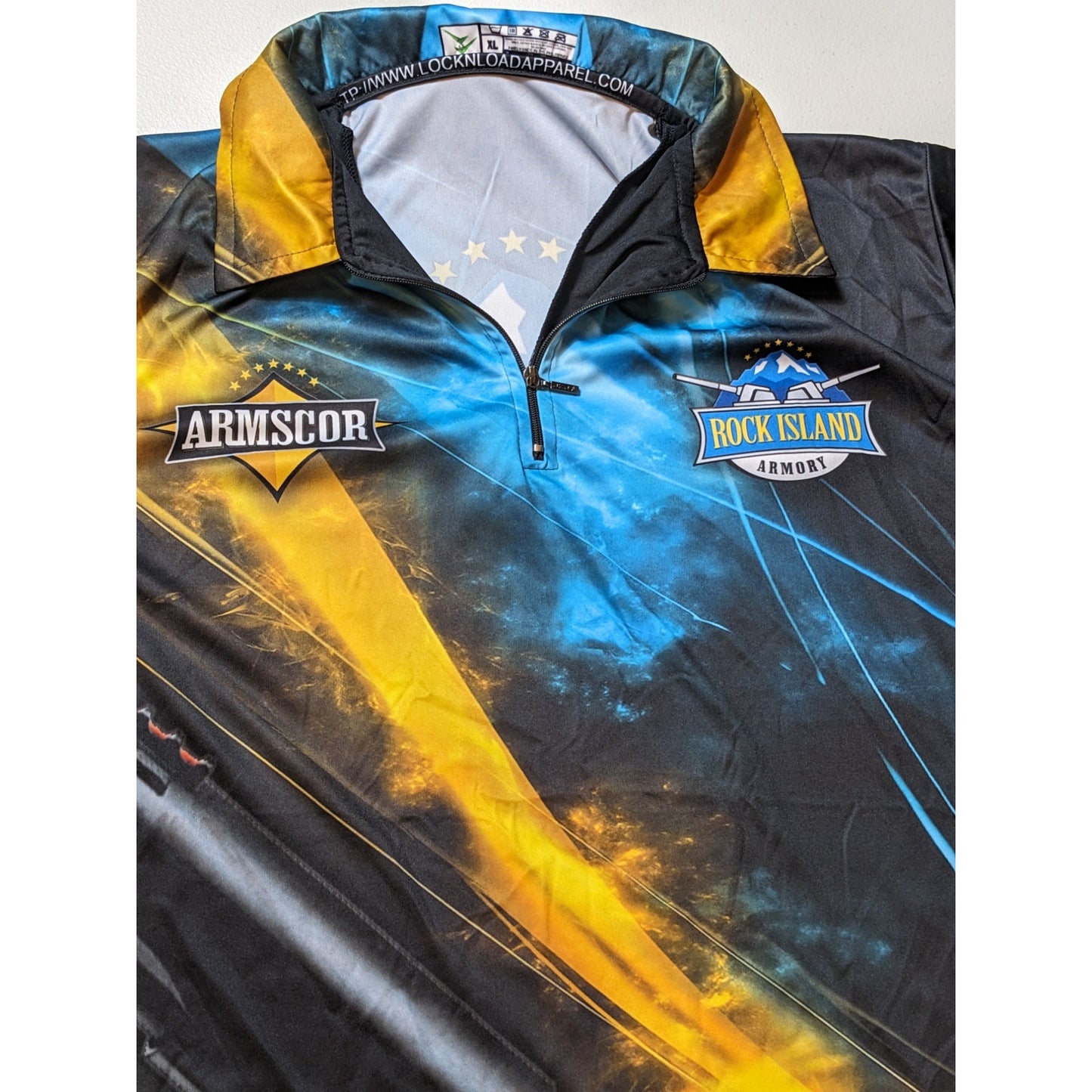 Rock Island Armory Shirt Armscor Men XL Polo Shooting Range Lock N Load Tactical