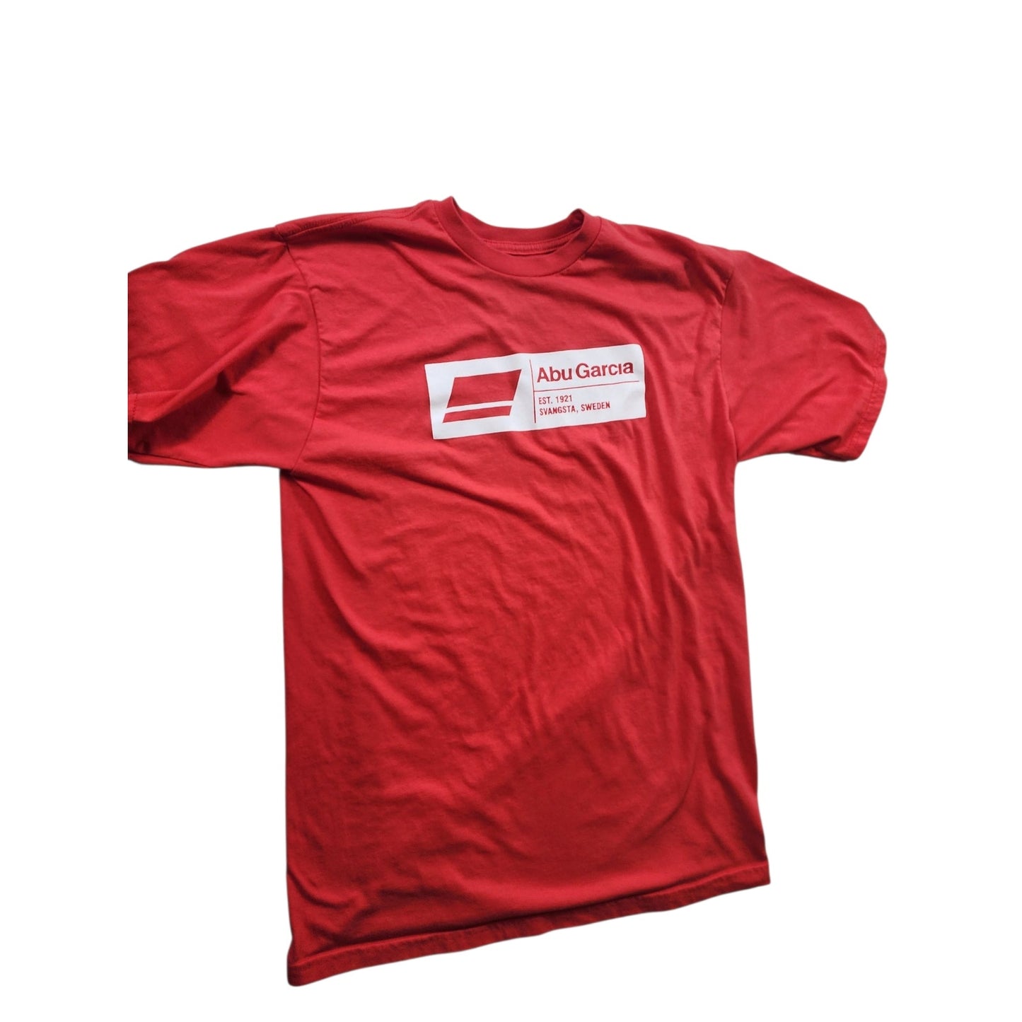 Abu Garcia Logo T Shirt Mens Large Fishing Sportswear Graphic Tee Short Sleeve