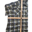 Marks Spencer M&S Fleece Jacquard Check Overshirt 3XL Flannel Shirt Jacket Snap