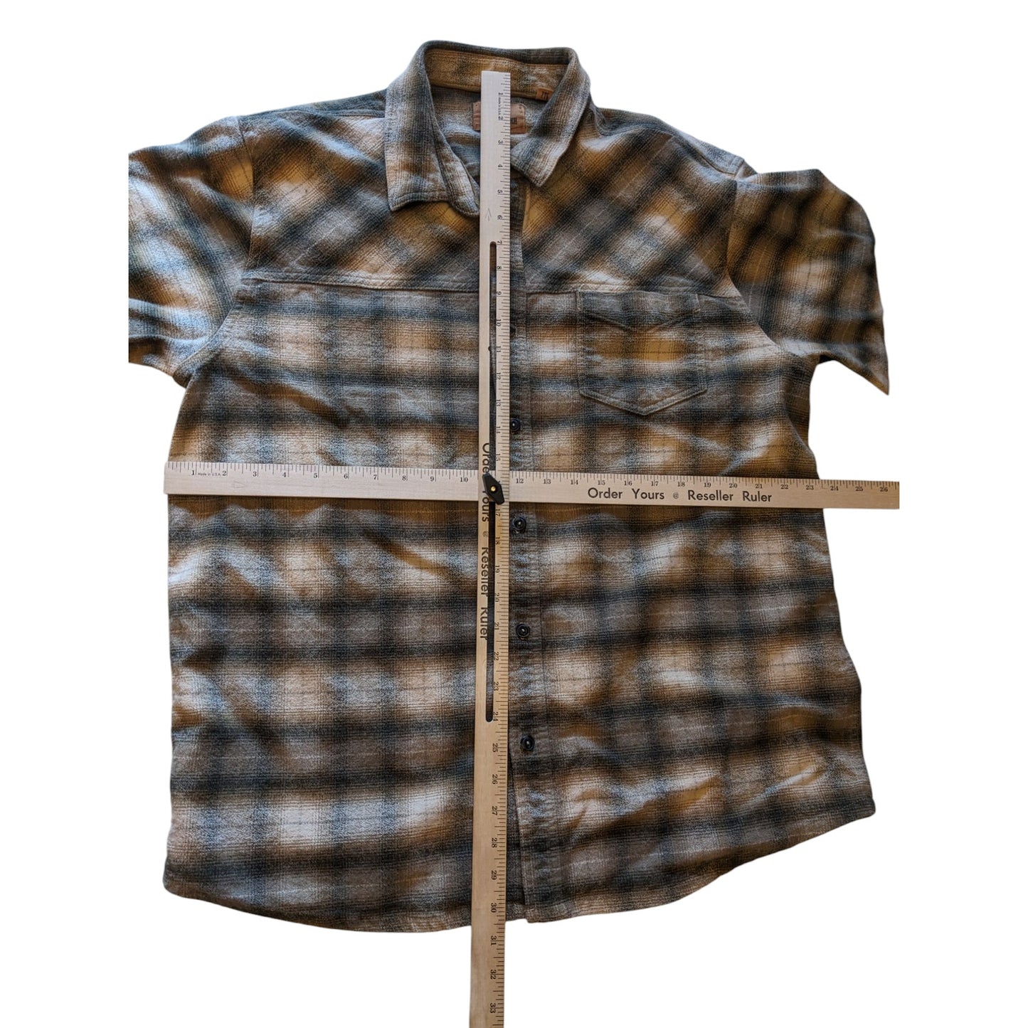 RedHead Ranch Flannel Shirt Mens 2XLT Plaid Long Sleeve Button Western Cowboy
