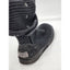 Ugg Boots Women Classic Cardy Winter Knitted Size 7 Black 5819 Mid Calf To Tall