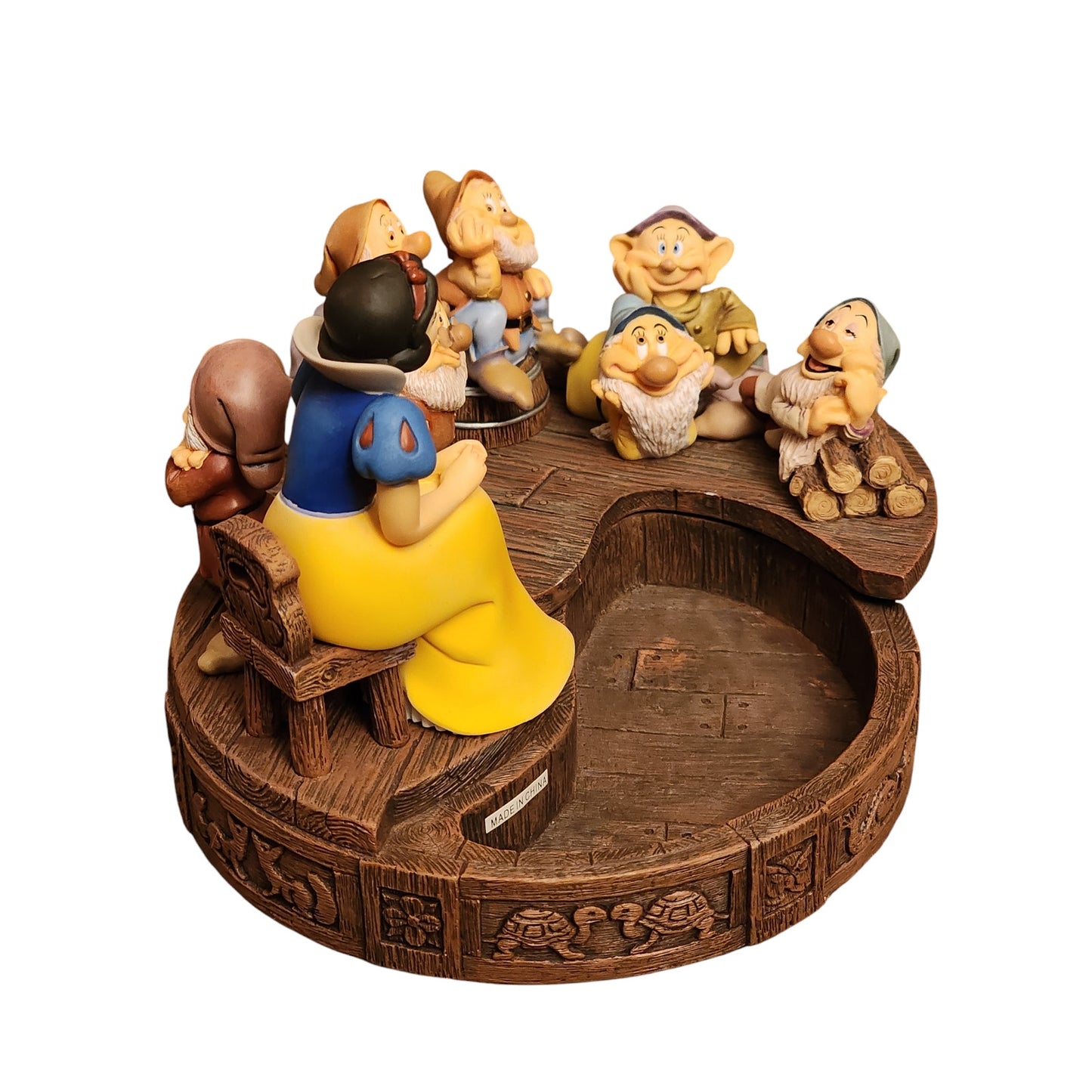 Disney Markrita Snow White Seven Dwarfs Decor Trinket Box Apple Pin Jewelry Box