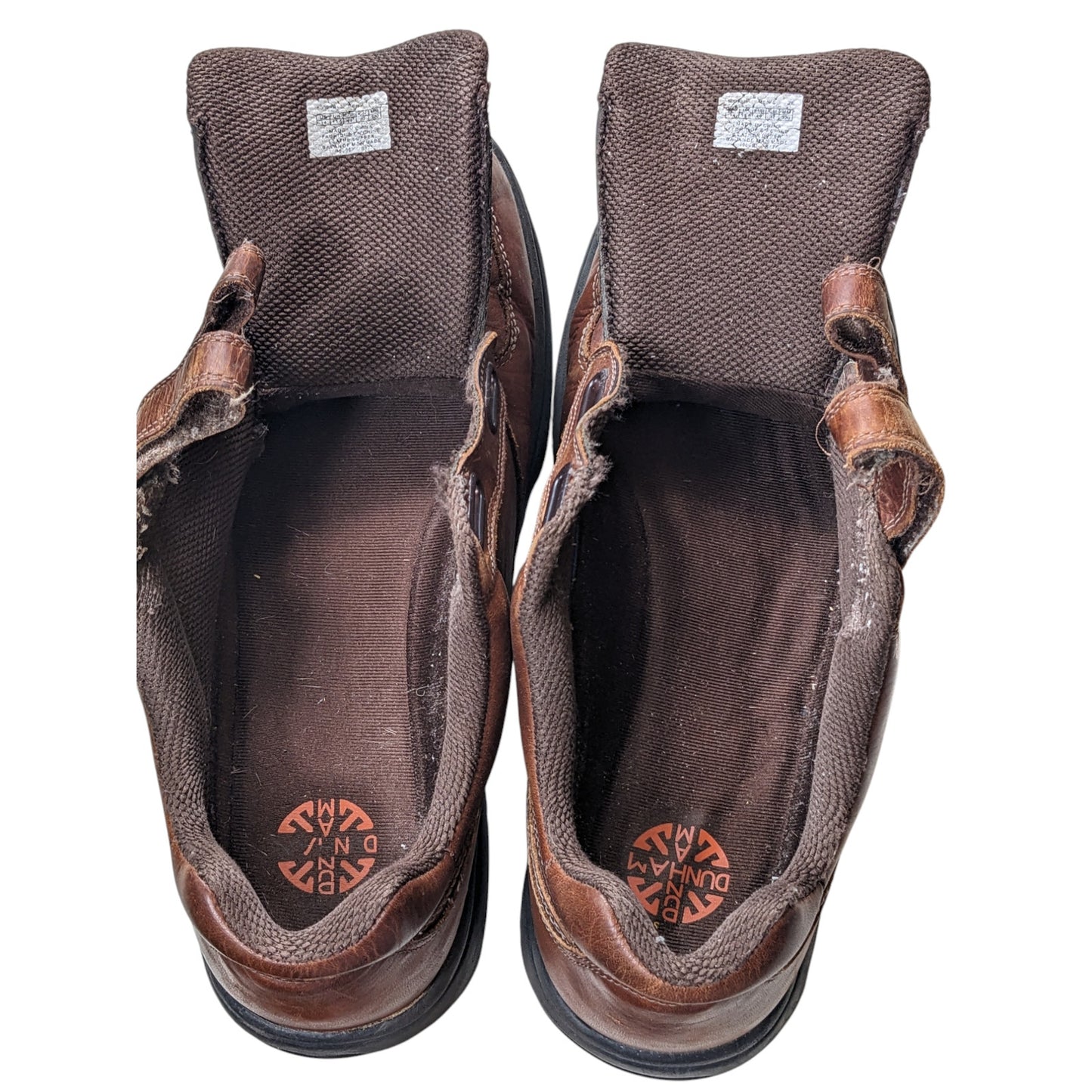 Dunham Shoes Mens 14 Winslow Leather Slip On Casual Loafers Comfort Strap 8009SB