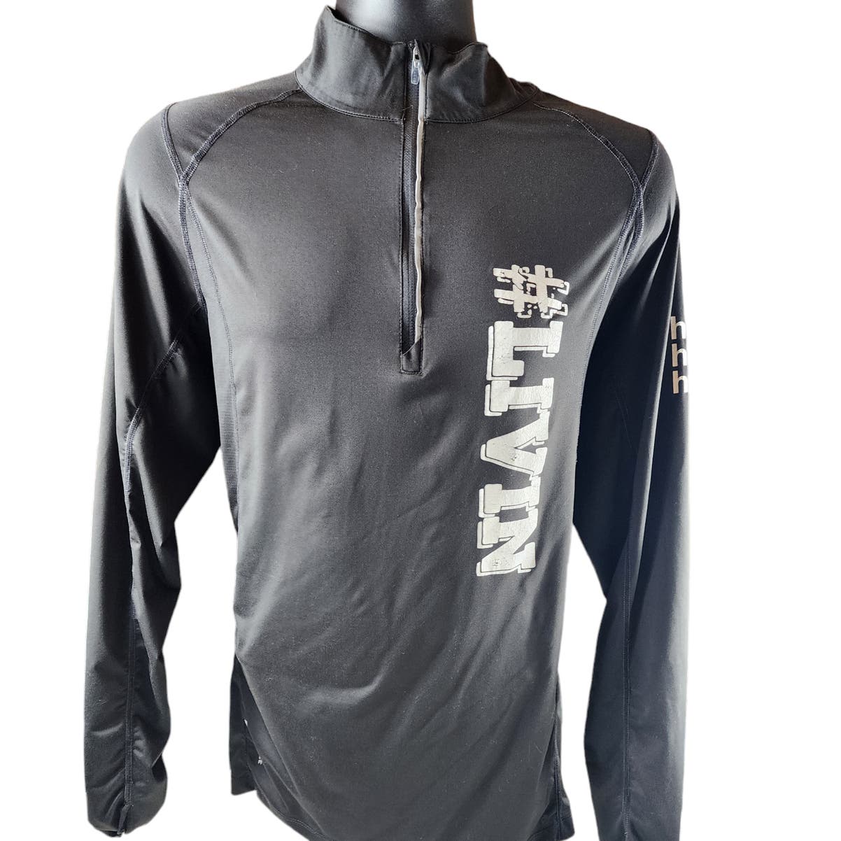 Ogio Endurance Pullover Mens Large LIVIN Help Hope Hugs Motivational Athletic