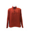 Wrangler Pullover Sweater Men Large Red Zip Fleece Pullover Sweater Polyester