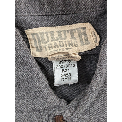 Duluth Trading Flannel Shirt Men Rugged Workwear Lumberjack Free Swingin 89328