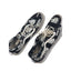 Vans Shoes Black White Print Sneakers Mens 12 Low Top Skate Streetwear 500714