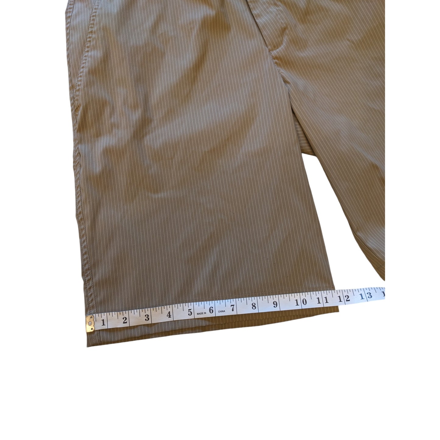 Nike Golf Shorts Mens 34 Fit Dry Beige Lightweight Stretch Polyester Spandex