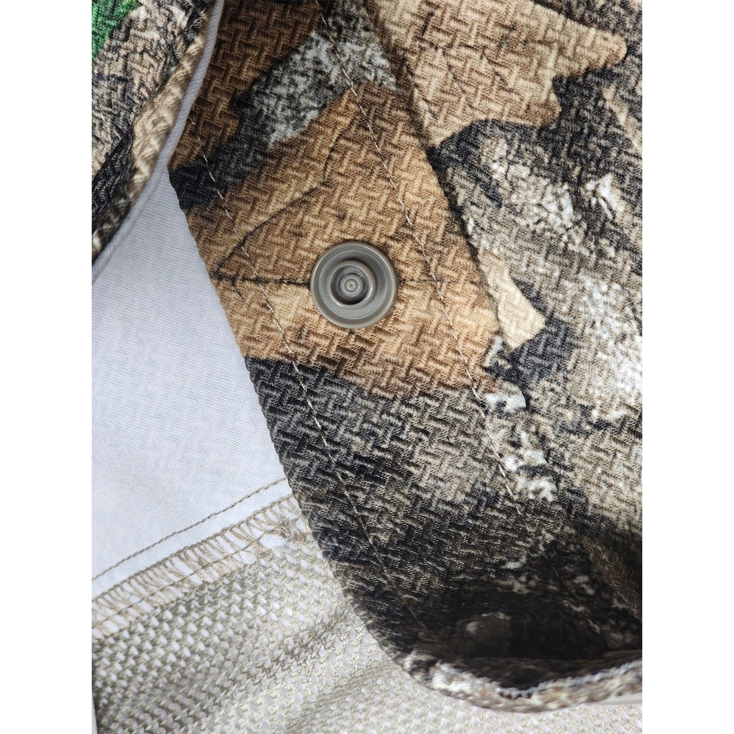 Shield Series Men 2XL Camo Hunting Shirt Long Sleeve Button Up Realtree Edge Top