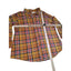 Bobbie Brooks Flannel Shirt Womens Plus 2X Long Sleeve Button Up Light Top Boho