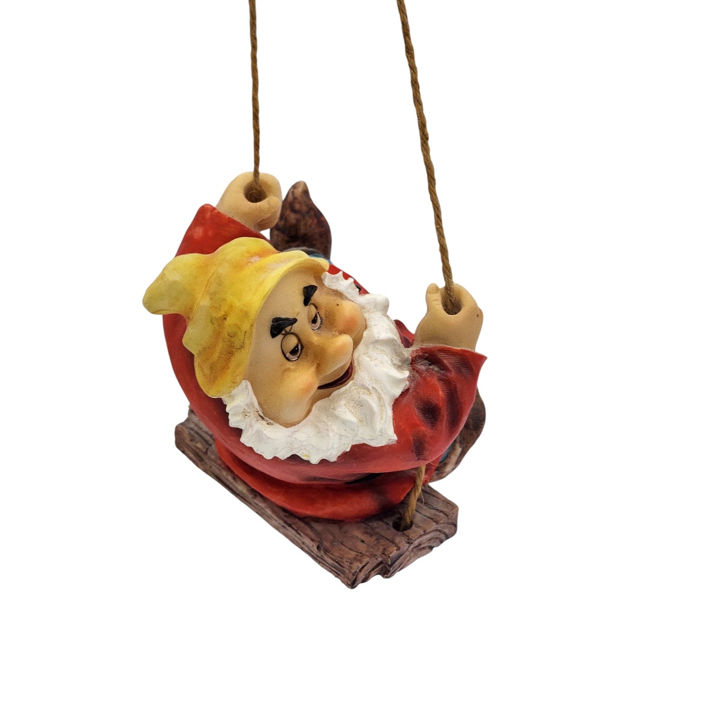 Disney Snow White Seven Dwarfs Swinging Figures Pair Whimsical Happy Bashful