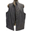 IZOD Fleece Lined Windbreaker Vest Mens Large Midnight Zip Up Golf Layer 606424