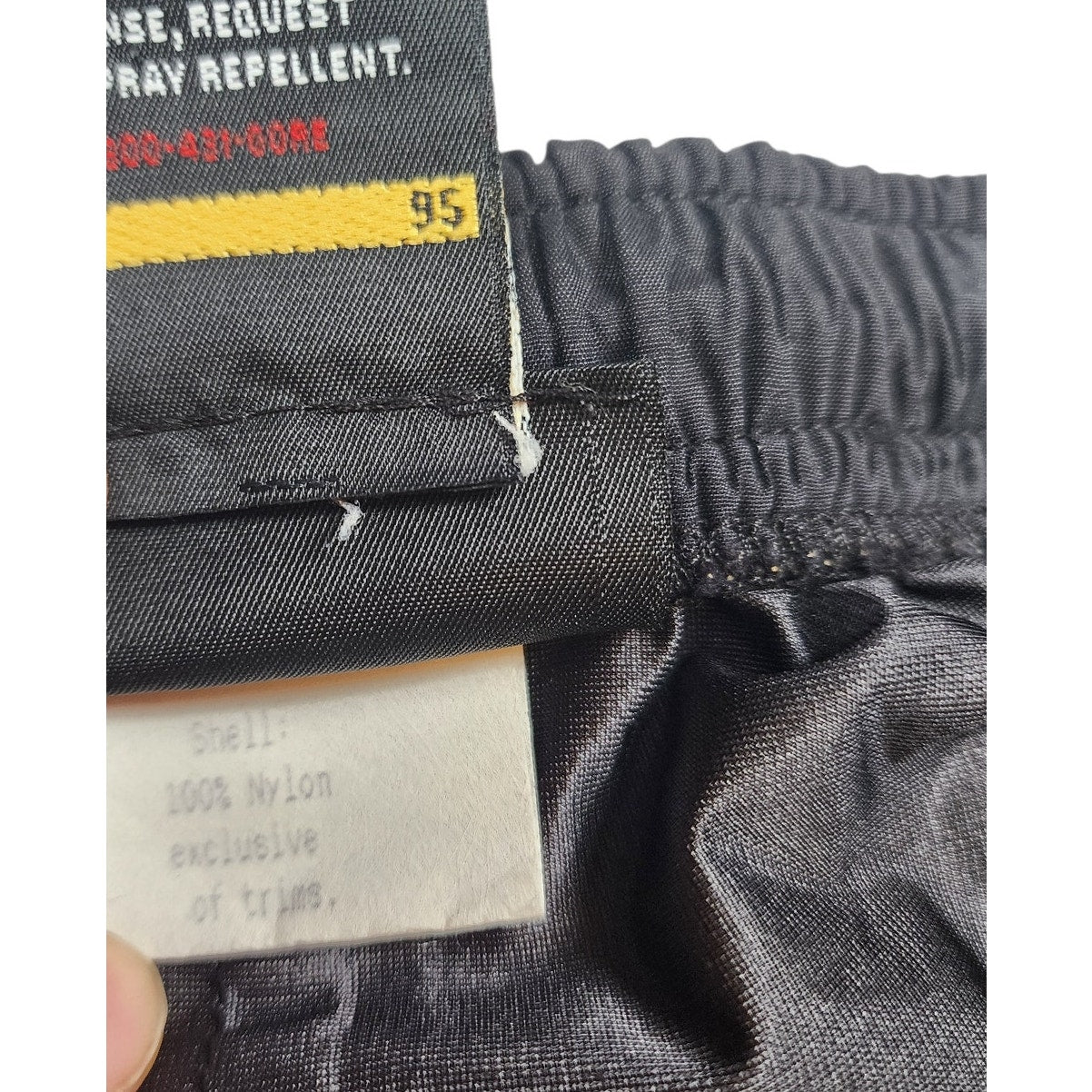 Greg Norman Pants Mens XL Nylon Zip Wind Rain Golf Hiking Outdoor Overpants USA