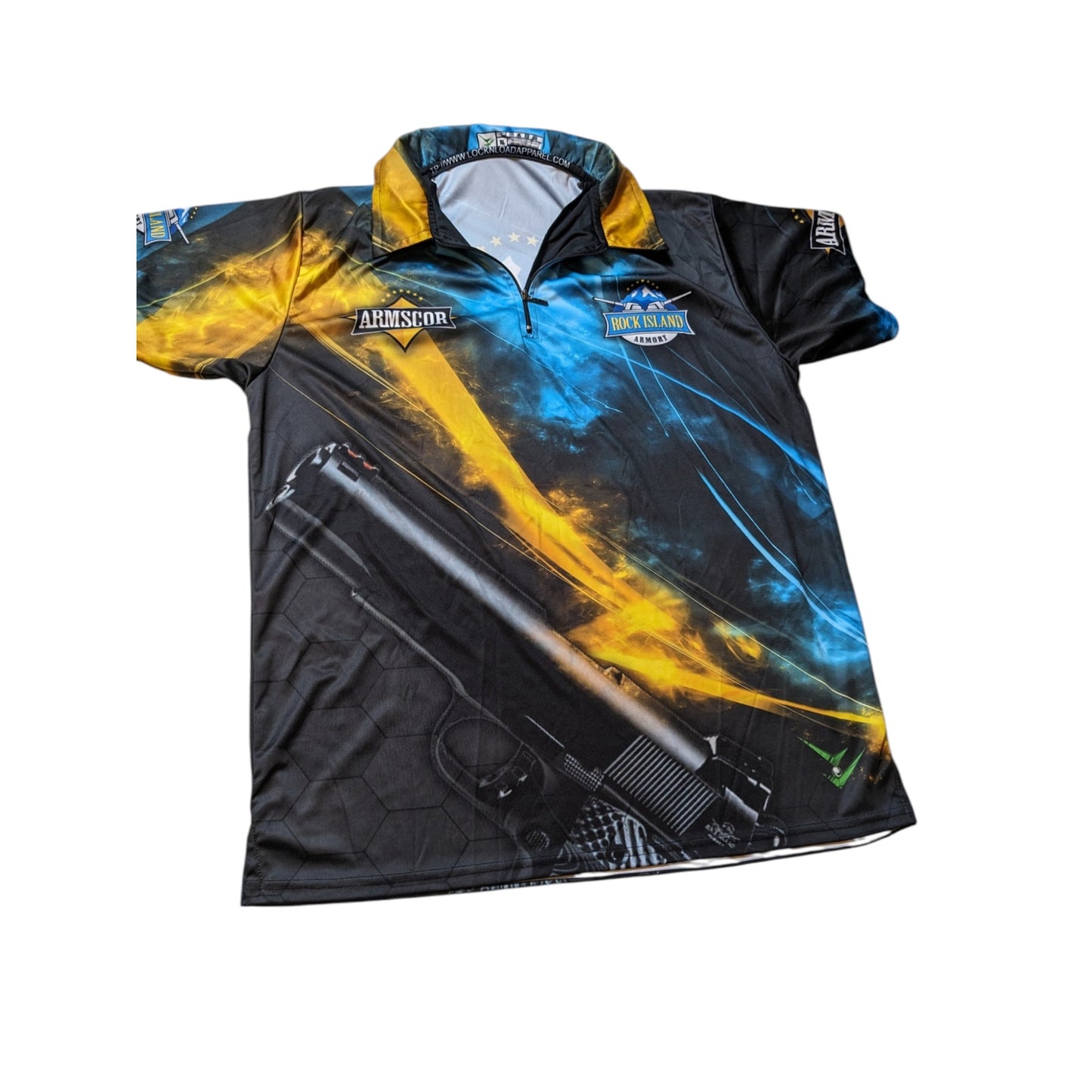 Rock Island Armory Shirt Armscor Men XL Polo Shooting Range Lock N Load Tactical