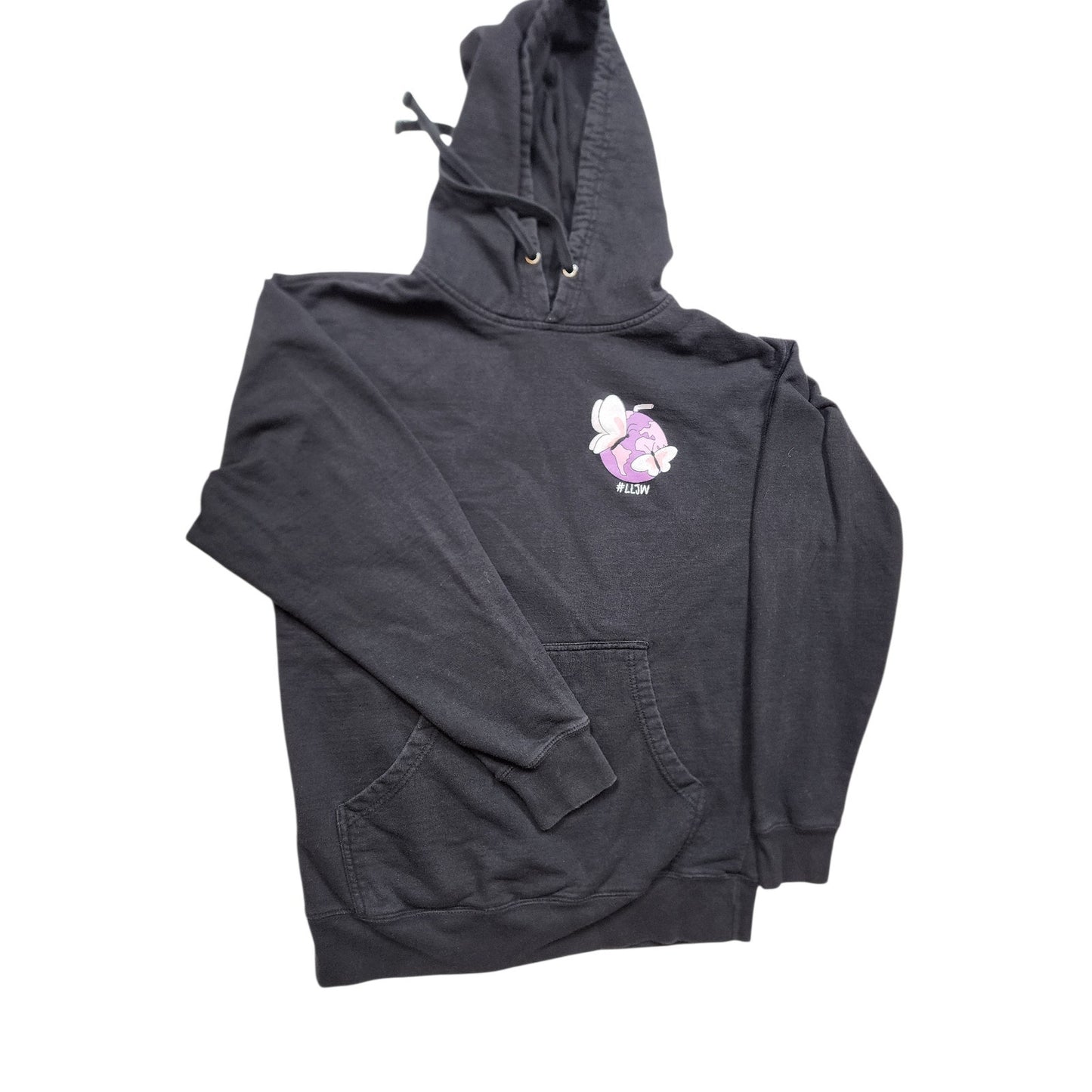 999 Long Live Juice WRLD Hoodie Mens Medium LLJW Graphic Sweatshirt Hip Hop Rap