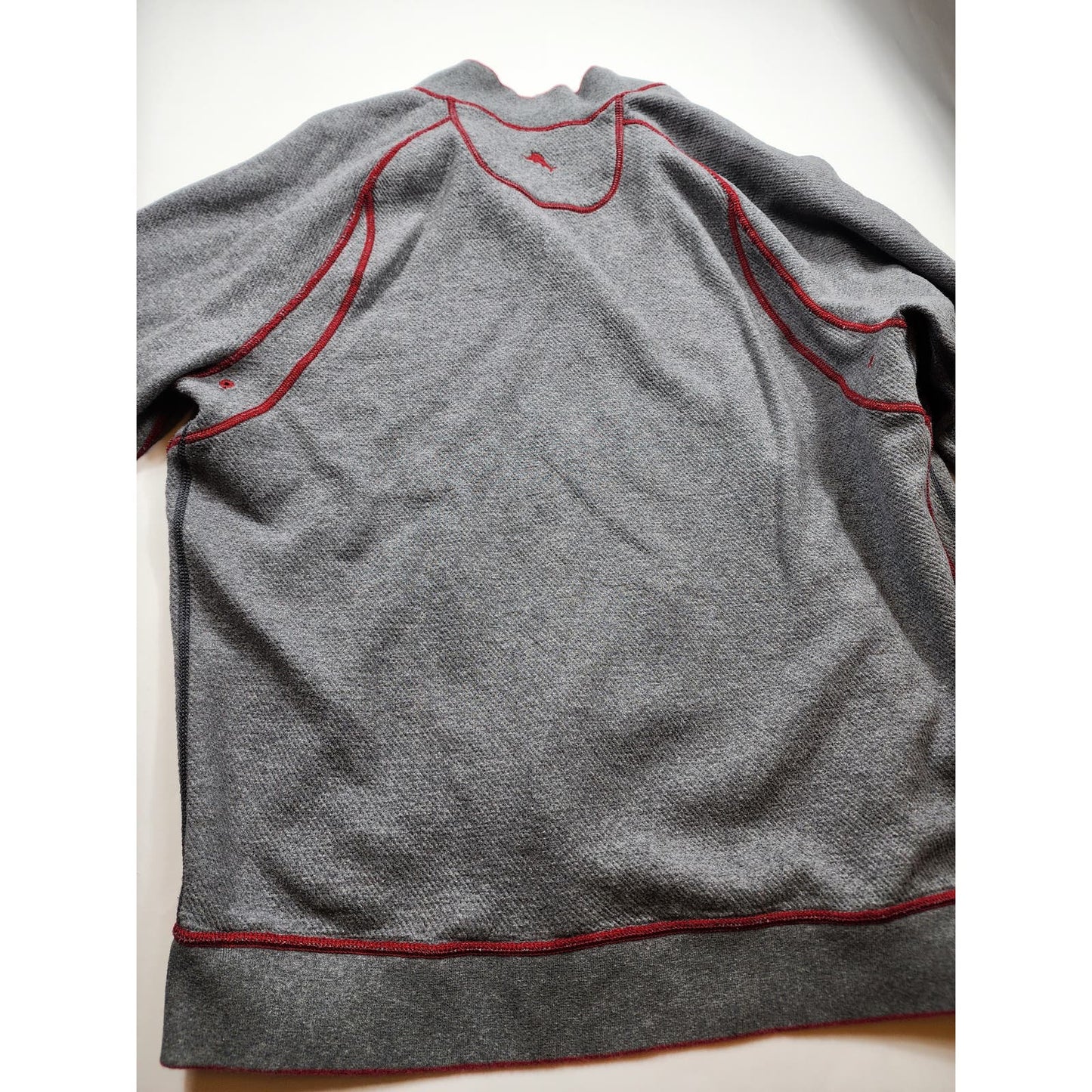 Tommy Bahama Sweater Mens Size XL Pullover Sweatshirt Reversible Long Sleeve Zip