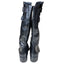 Paul Green Boots Womens 6.5 Leather Knee High Tall Riding Buckle Equestrian