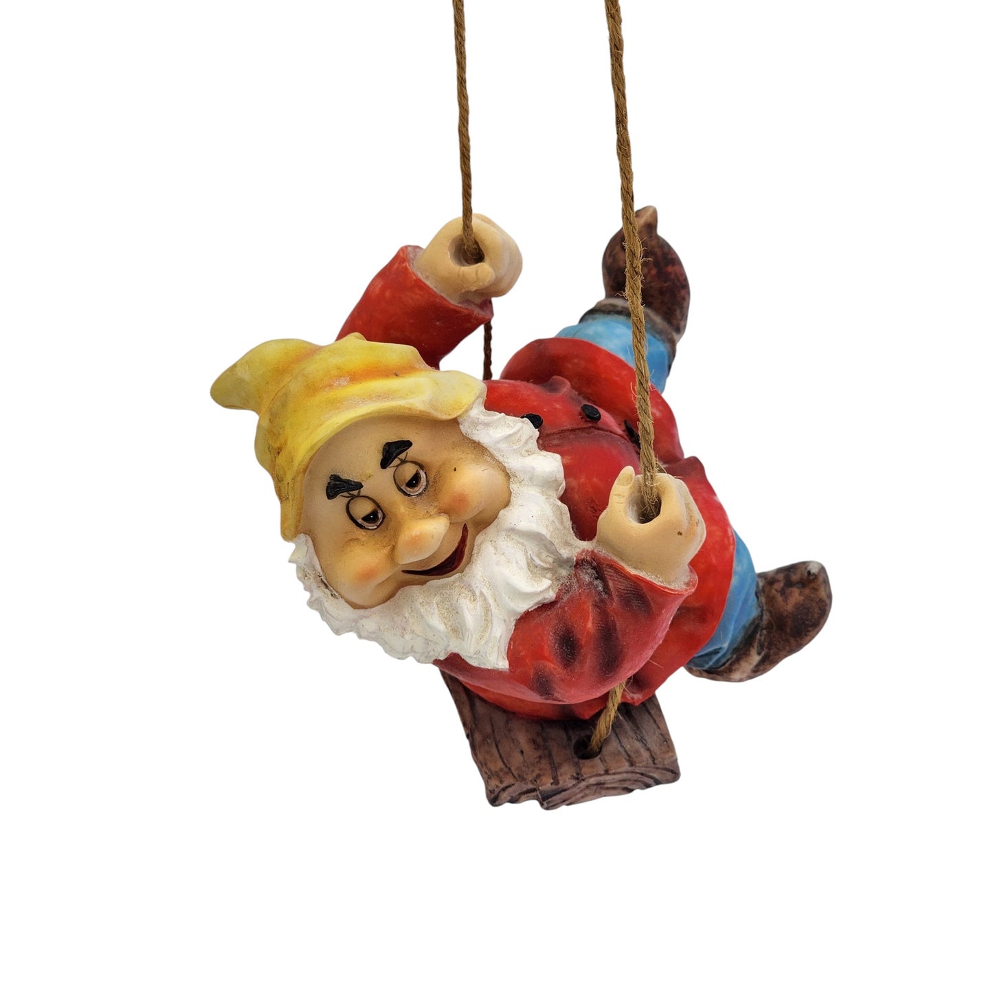 Disney Snow White Seven Dwarfs Swinging Figures Pair Whimsical Happy Bashful