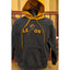Leon Gosister Mens Small Hoodie Yellow Black Pullover Long Sleeve Streetwear