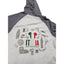 Disney Epcot World Showcase Italia Hoodie Medium Full Zip Sweatshirt Mickey Gray