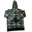 Hurley Hoodie Women Large Zip Graphic Jacket Y2K Style Streetwear Surf Skate