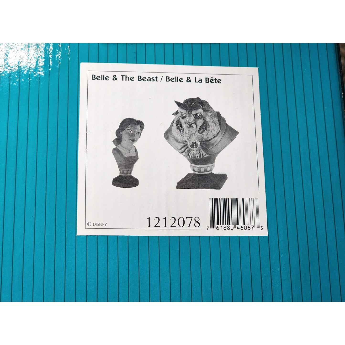 WDCC Disney Belle Beauty Beast Bust Figurines Set Portrait Series LE COA Boxed
